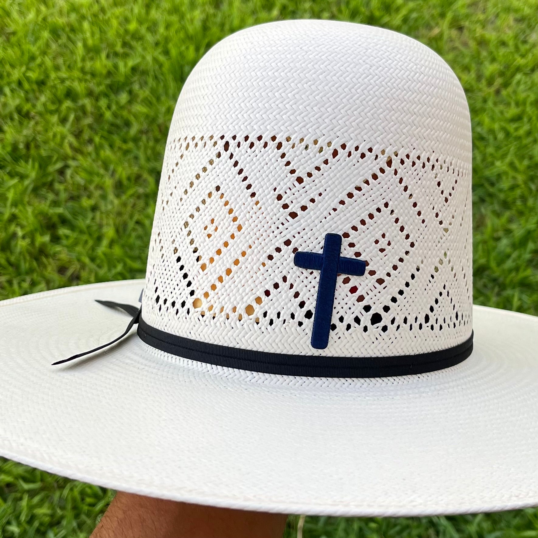 Cross Patch- Navy