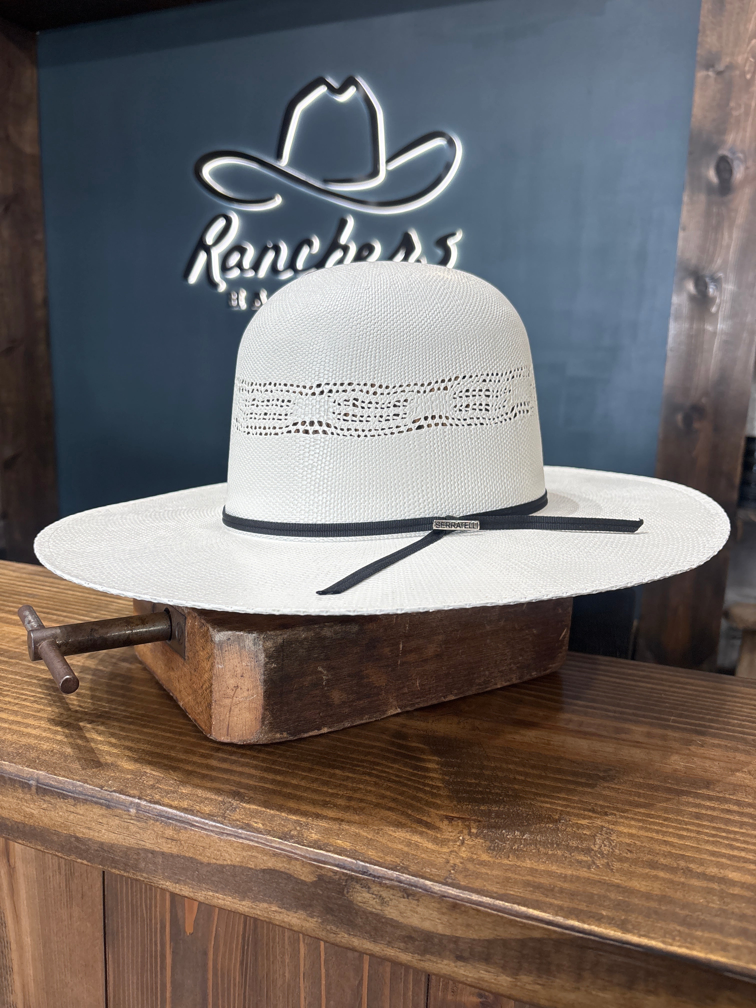 Serratelli hats 5103 Ivory bangora 4 1/2”
