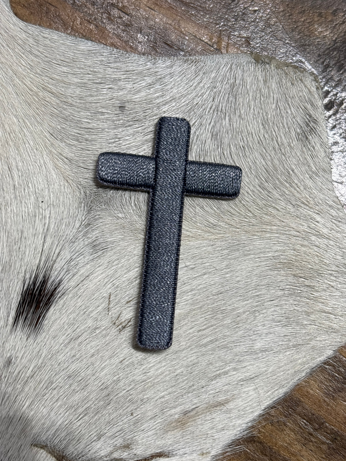 Cross Patch- Gray
