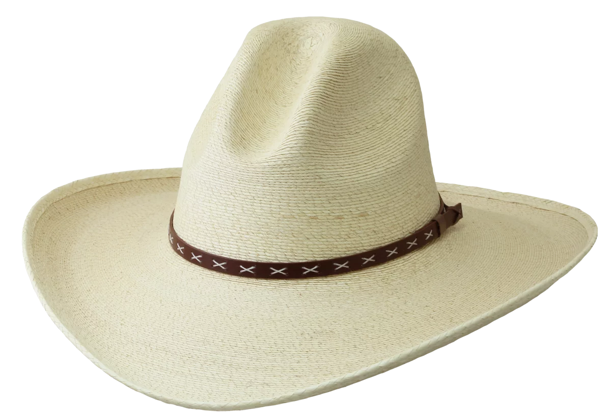 Sunbody-Palm Leaf Precreased 4" brim gus